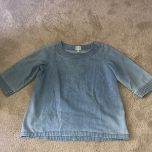 Martha Stewart Everyday Denim Top Medium‎ Shirt